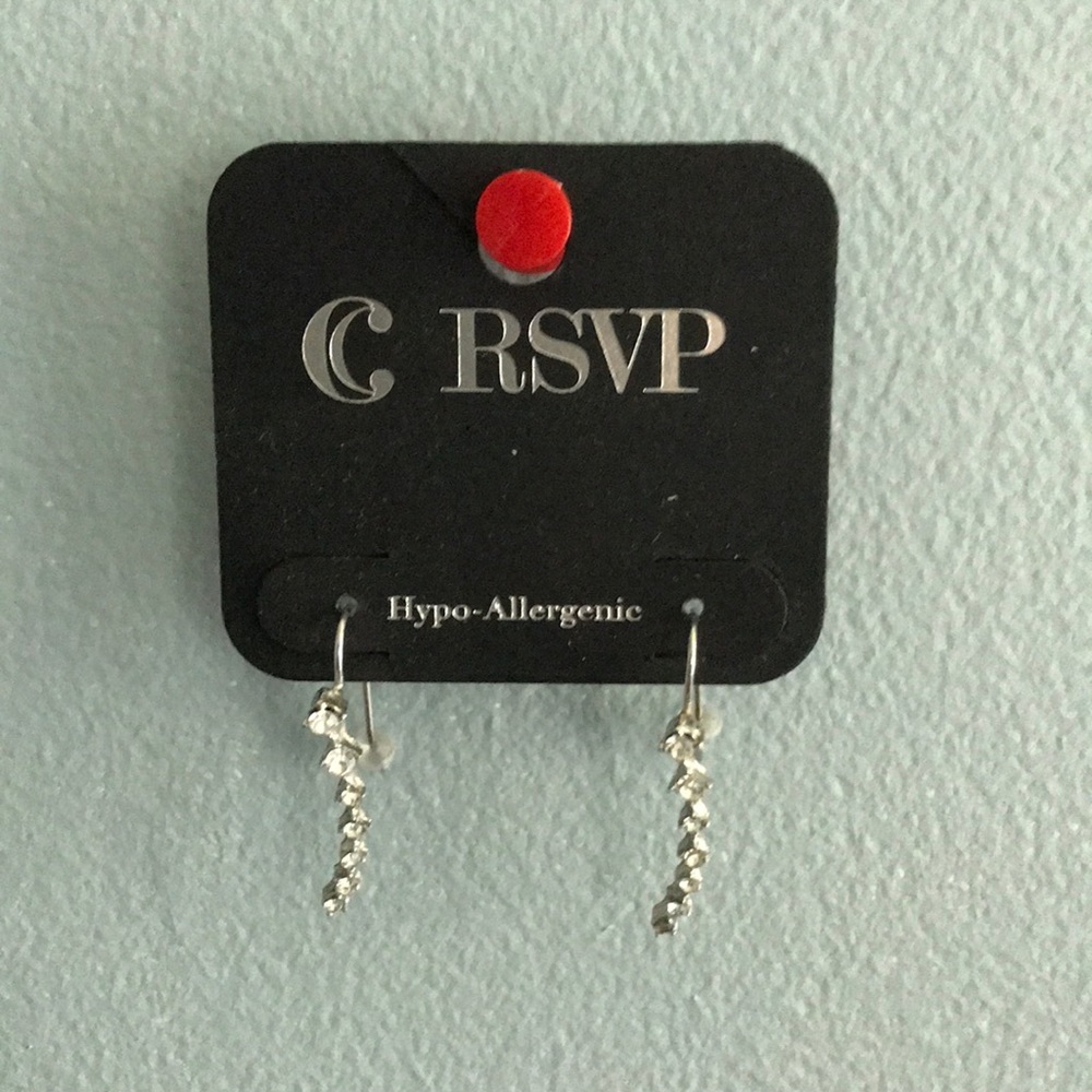 Rhinestone ear climbers